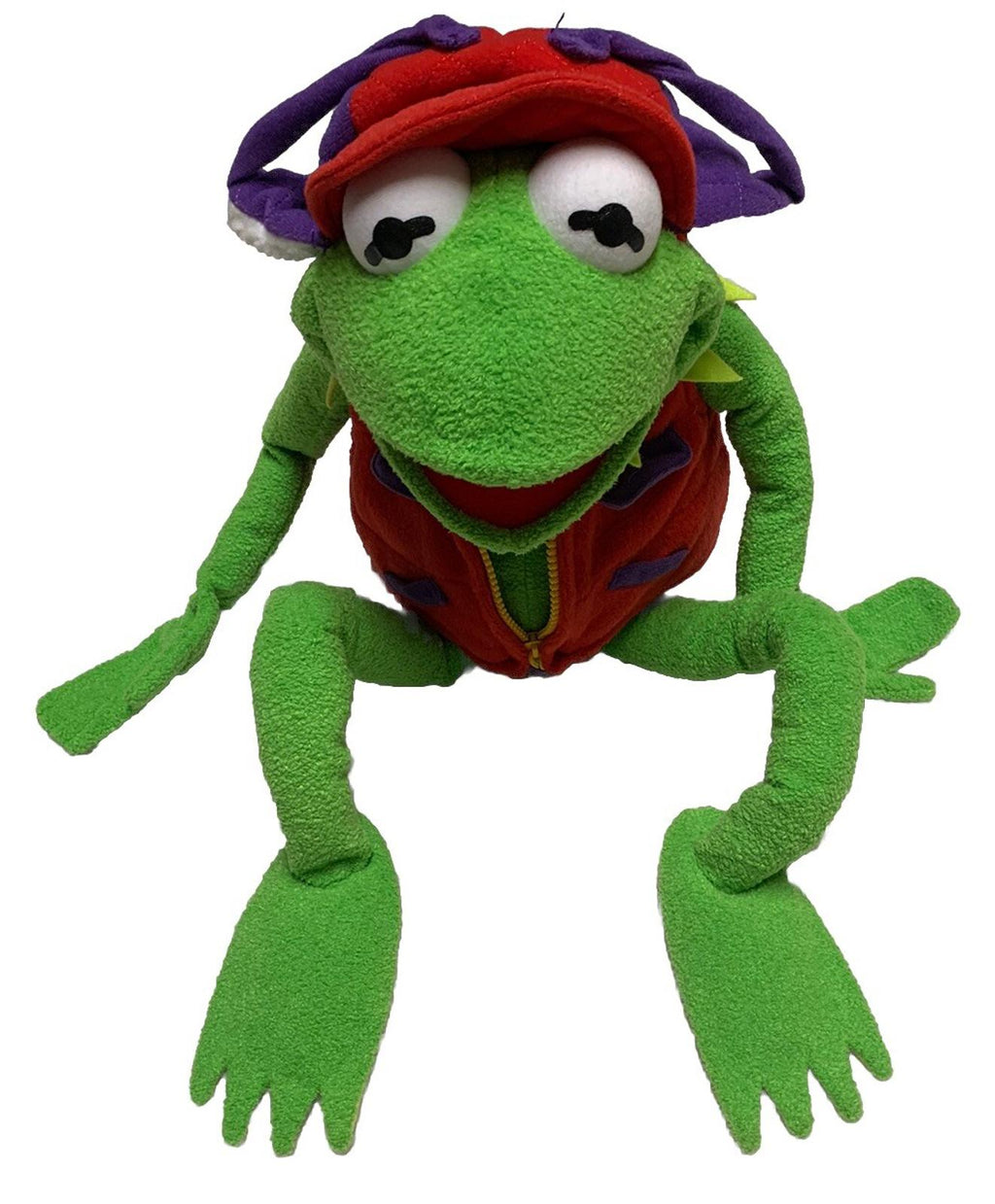 Peluche de rana fotógrafa de la Rana Gustavo de los Muppets de Macy's, 26 pulgadas, sin cámara