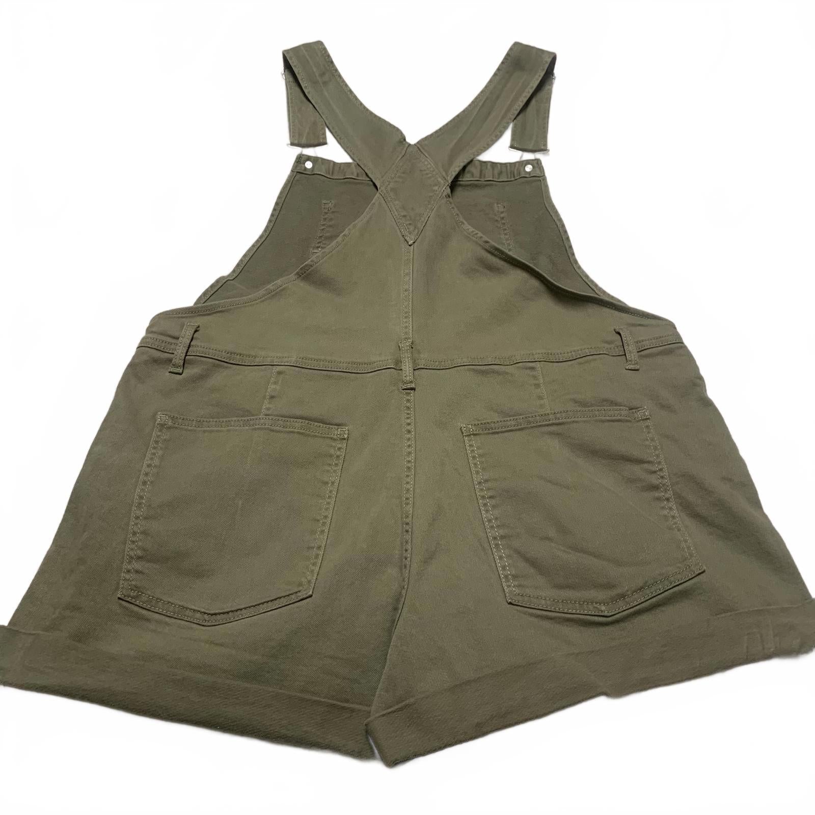 NOBO No Boundaries Overol de mezclilla verde oliva para mujer talla XXL (19) W40