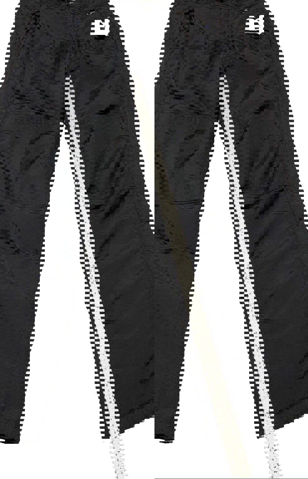 Pantalones de nieve para eslalon para hombre, talla M, nailon negro, bolsillos con cremallera en los tobillos, para esquí y snowboard Storm