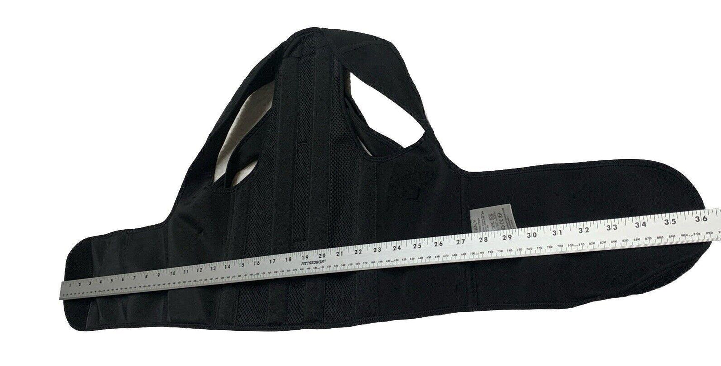 Shaperky Unisex Men Women Small-Medium Black Posture Corrector Back Brace