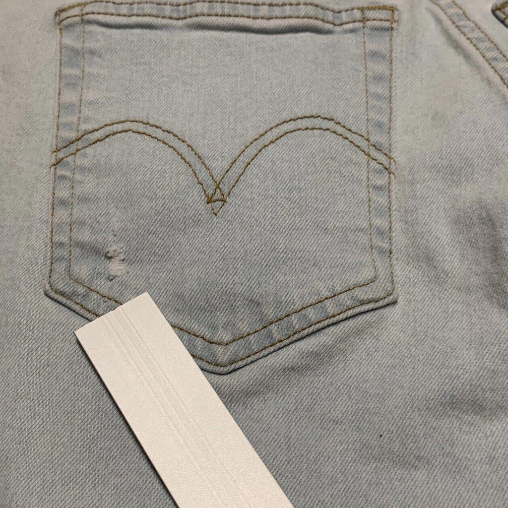 Vaqueros Levi's para mujer, corte cónico azul claro, 30 x 27, con caja torácica