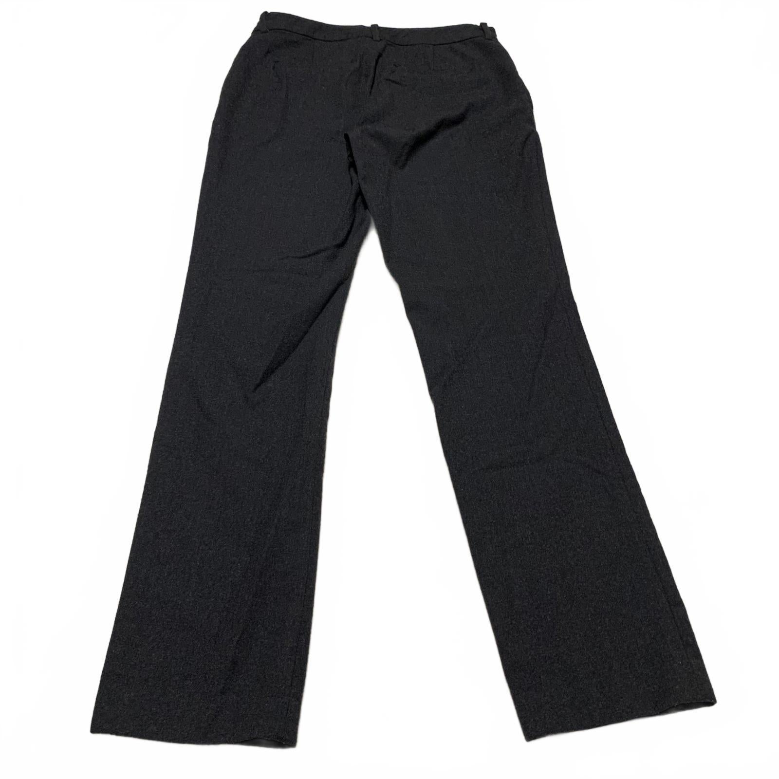 Pantalones de vestir de lana gris carbón Lauren Ralph Lauren para mujer, talla 2P, talla pequeña, ancho 27 x 29