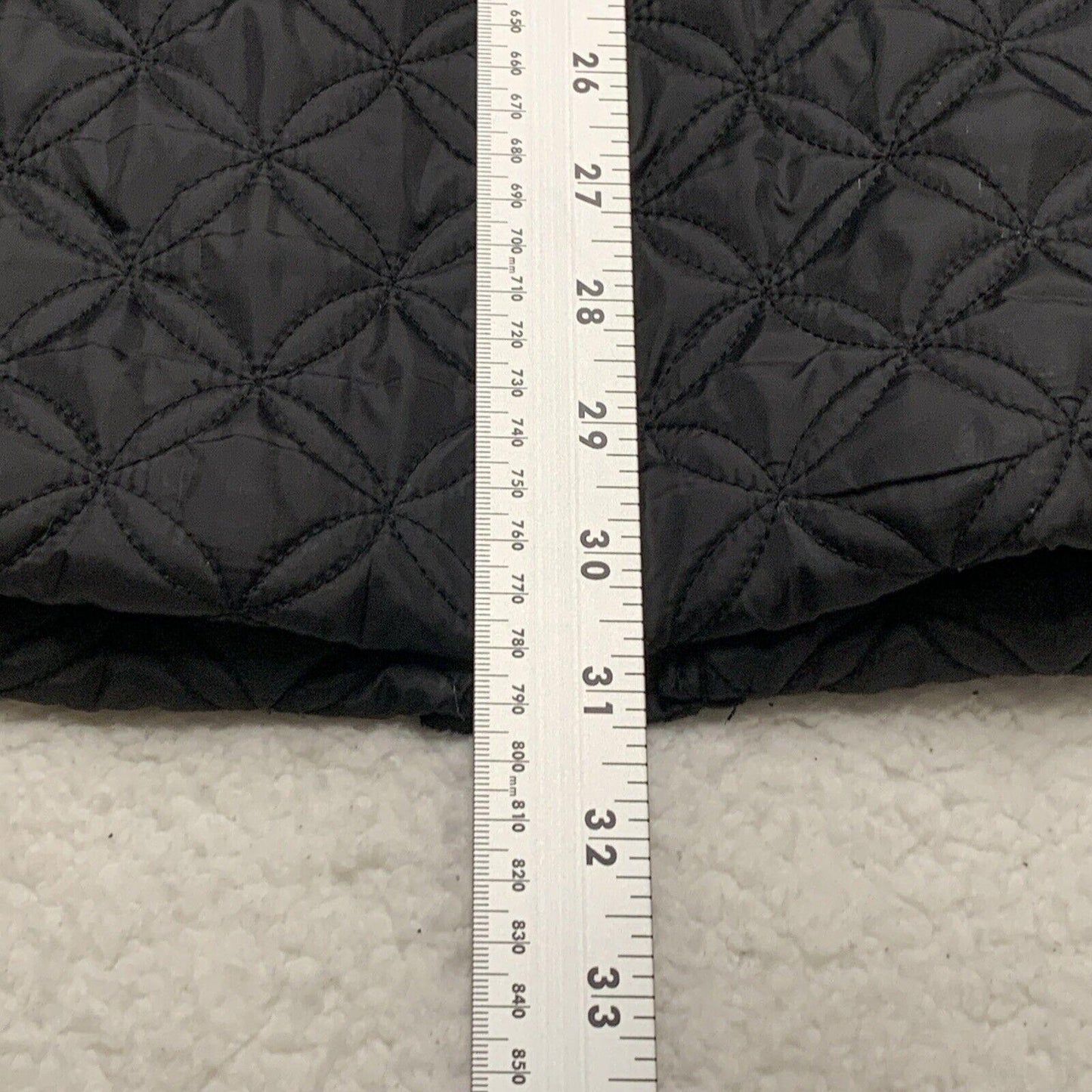 MARC New York Andrew Marc Women’s  XL Faux Fur  Black Quilted Winter Coat Puffer
