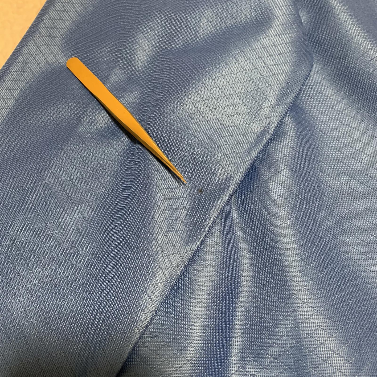 Chaqueta de trabajo ligera azul Vintage Tech Wear para hombre, talla pequeña