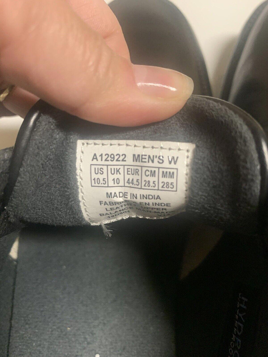 Rockport Men's 10.5W Black Dress Shoes Waterproof