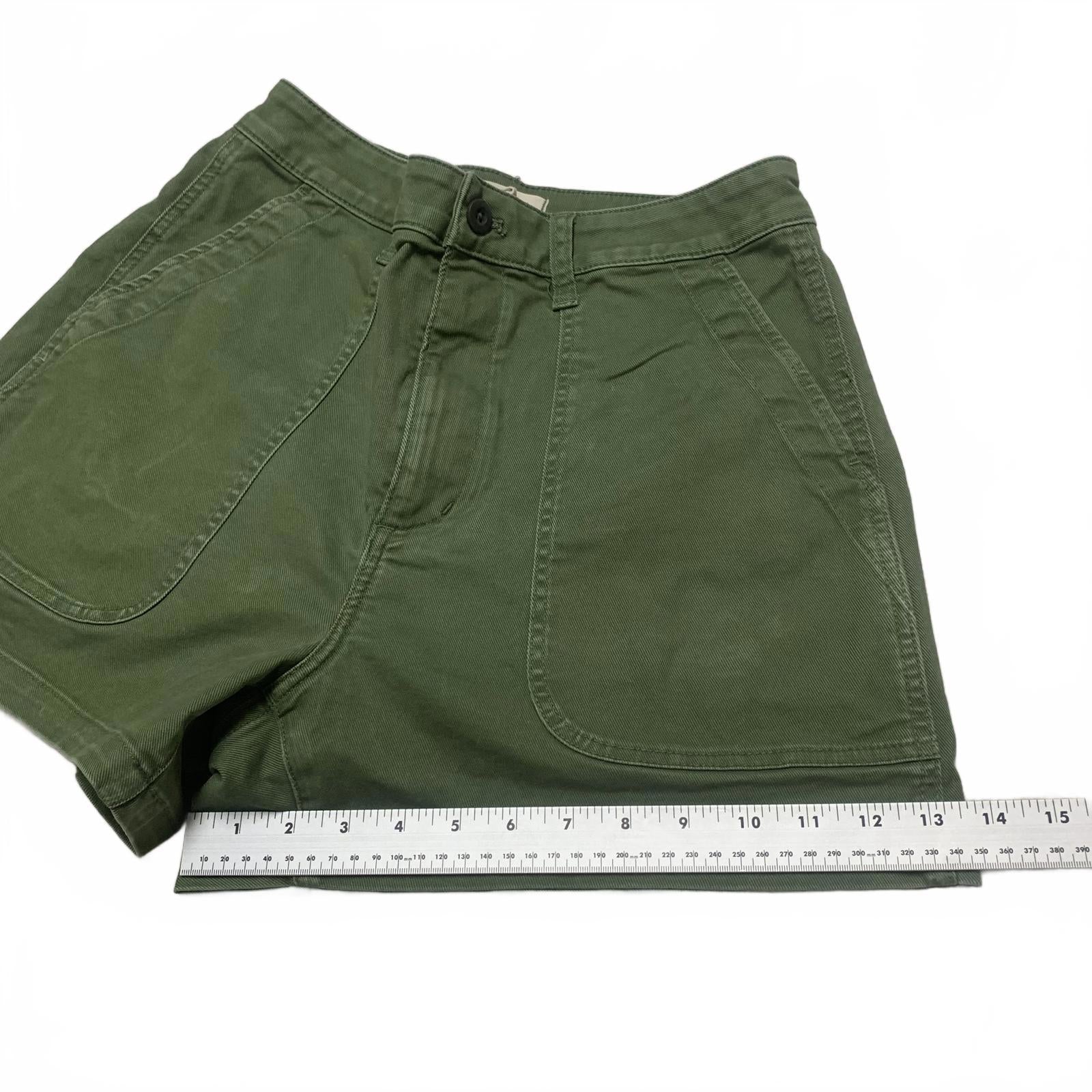 Pantalones cortos verde oliva Madewell para mujer talla 29 talla 30