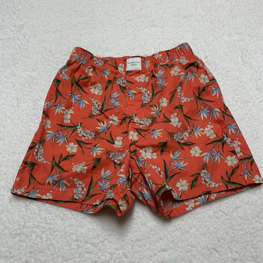 American Eagle Boxer Shorts Floral Print Stretch SIZE XS 26-28
