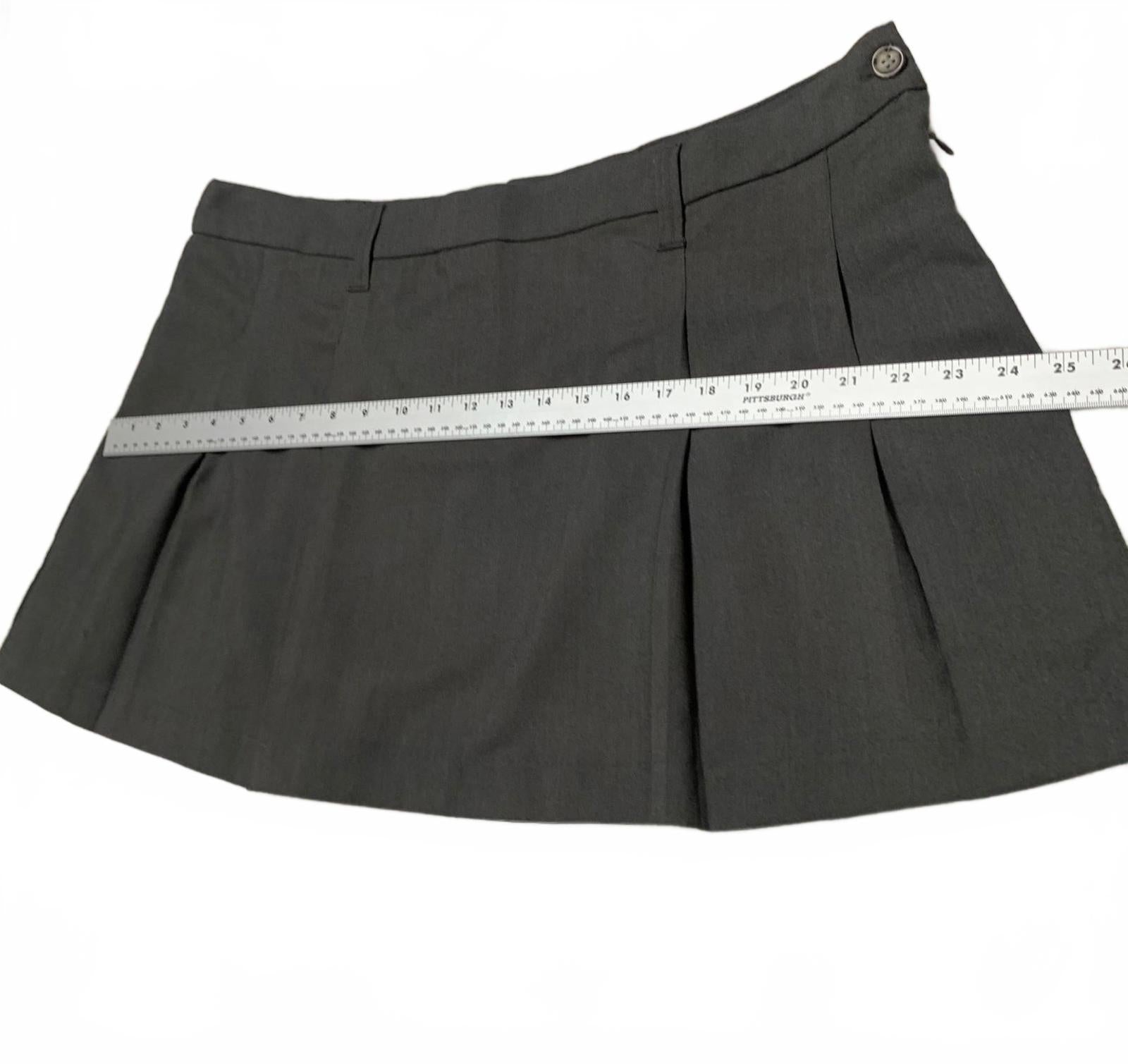 Minifalda plisada gris para mujer, talla XL, colección Conscious de H&amp;M, W42