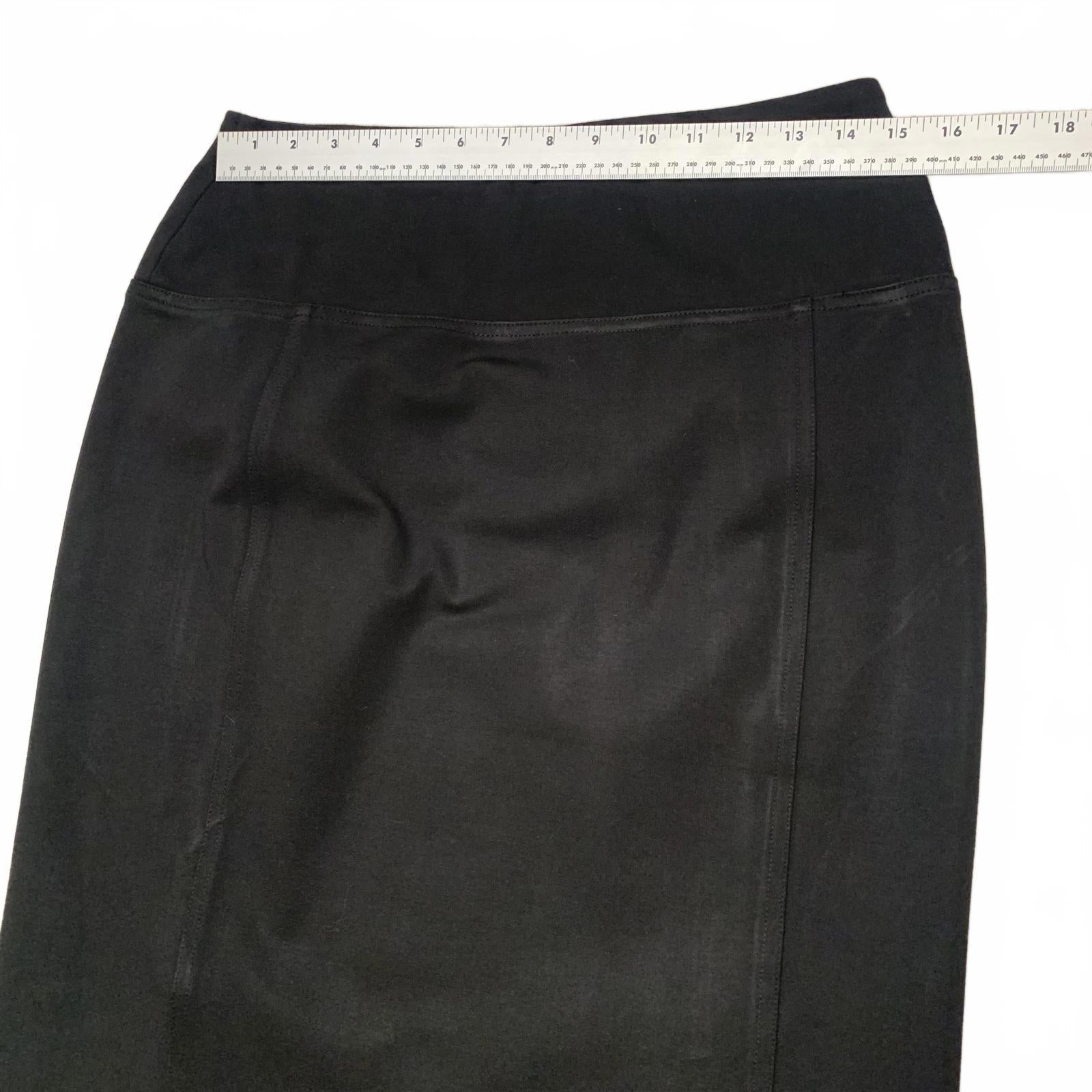 Falda tubo elegante negra de Ivanka Trump para mujer, elástica, de 76 cm de cintura, sin cierres