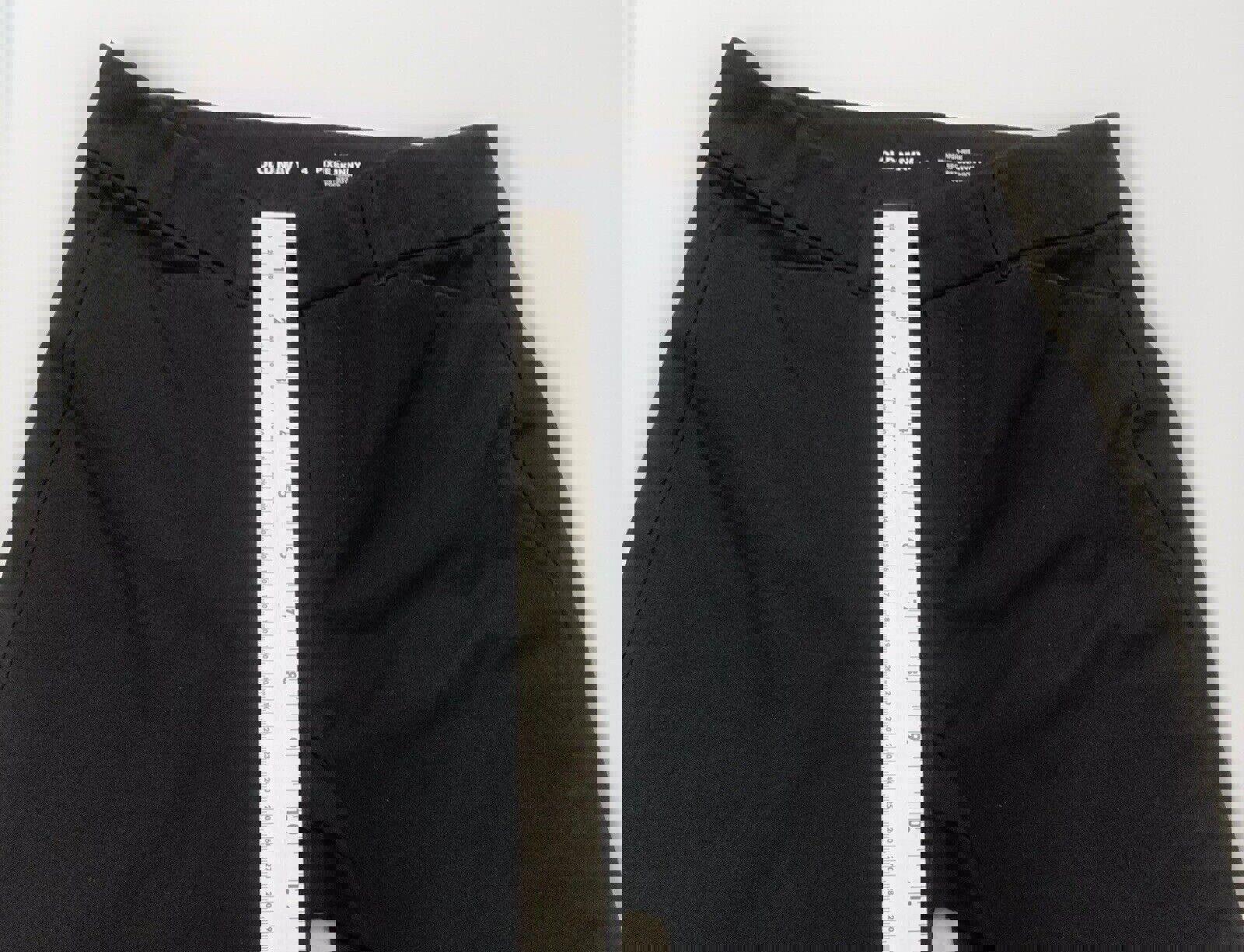 Pantalones pitillo de tiro alto negros de Old Navy para mujer, talla 4, con bolsillos