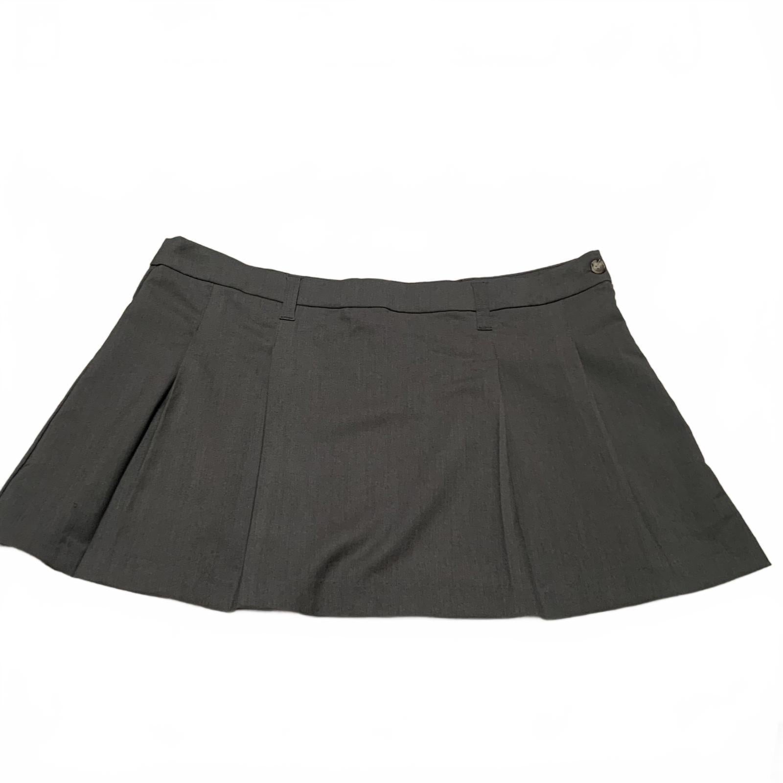 Minifalda plisada gris para mujer, talla XL, colección Conscious de H&amp;M, W42