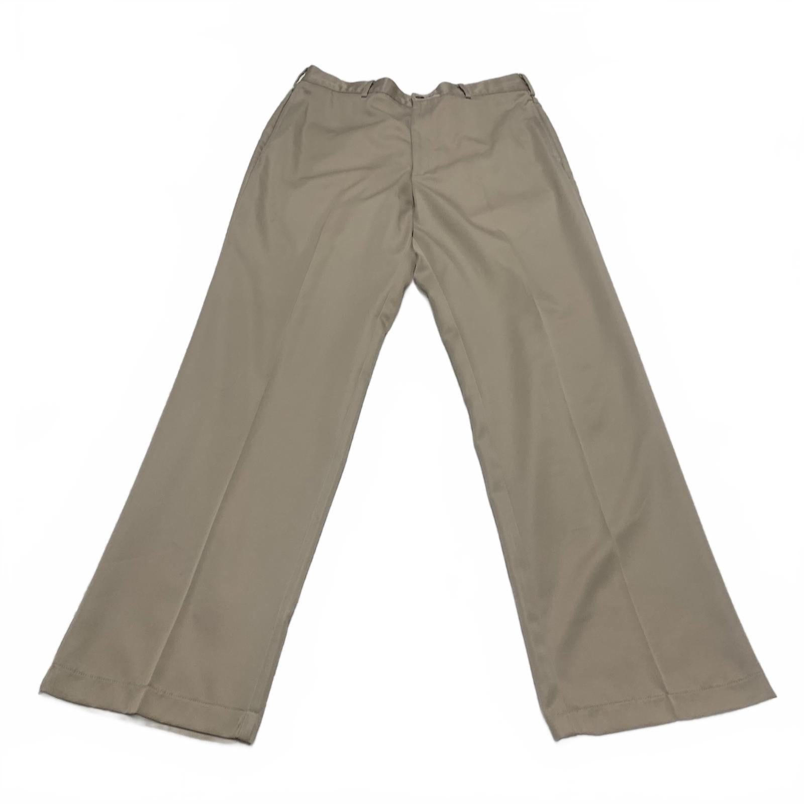 Pantalones anchos color caqui Tommy Hilfiger para hombre, talla 34x32