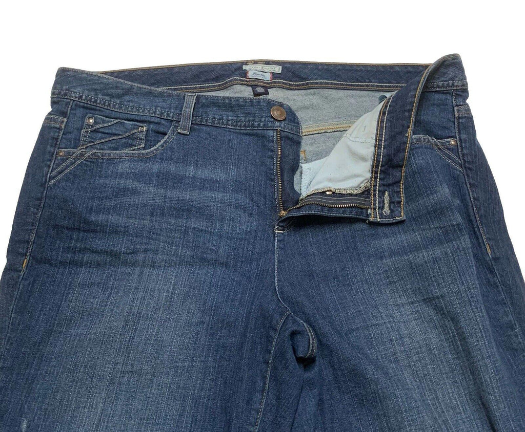 Tommy Hilfiger Jeans para mujer talla 20 azul Hope Slim Cropped