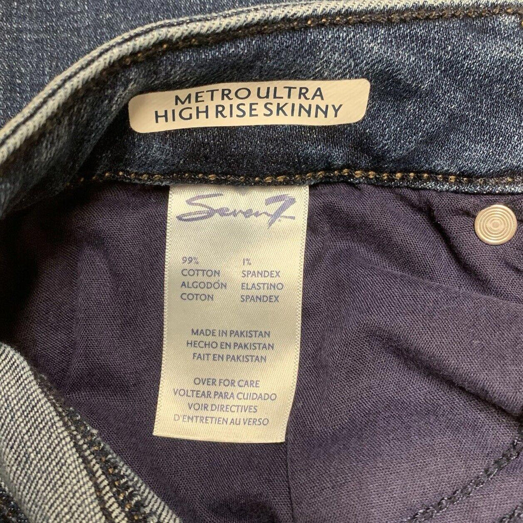 Vaqueros ajustados de tiro ultraalto Seven7 Metro