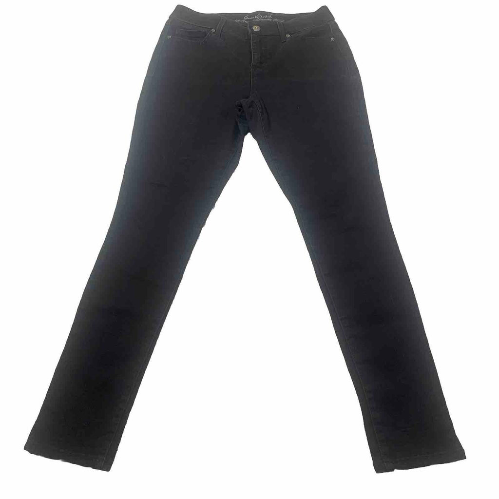 Gloria Vanderbilt Jeans para mujer talla 6, negros, ajustados y con curvas