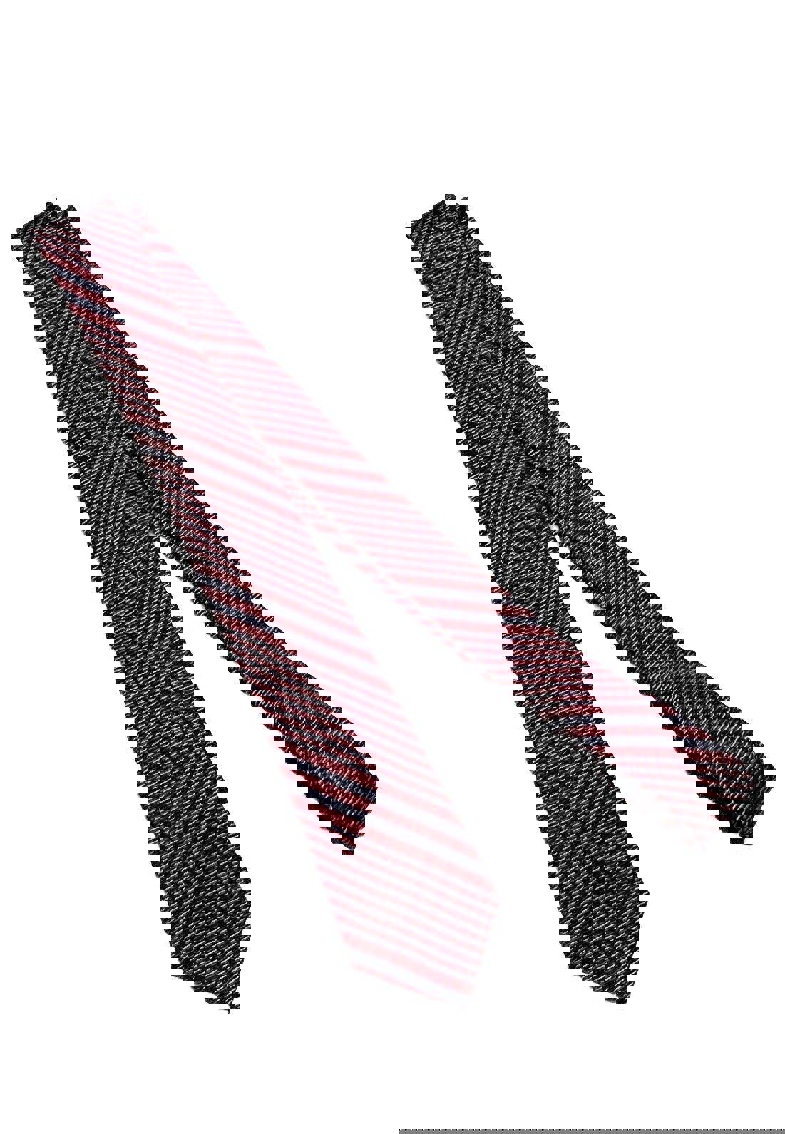 Corbata de seda con estampado de cuadros rojos y azules para hombre de Ben Sherman