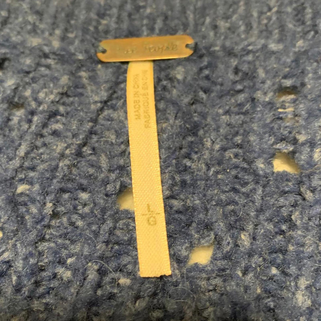 Suéter de punto de manga larga azul para mujer talla L de Free People