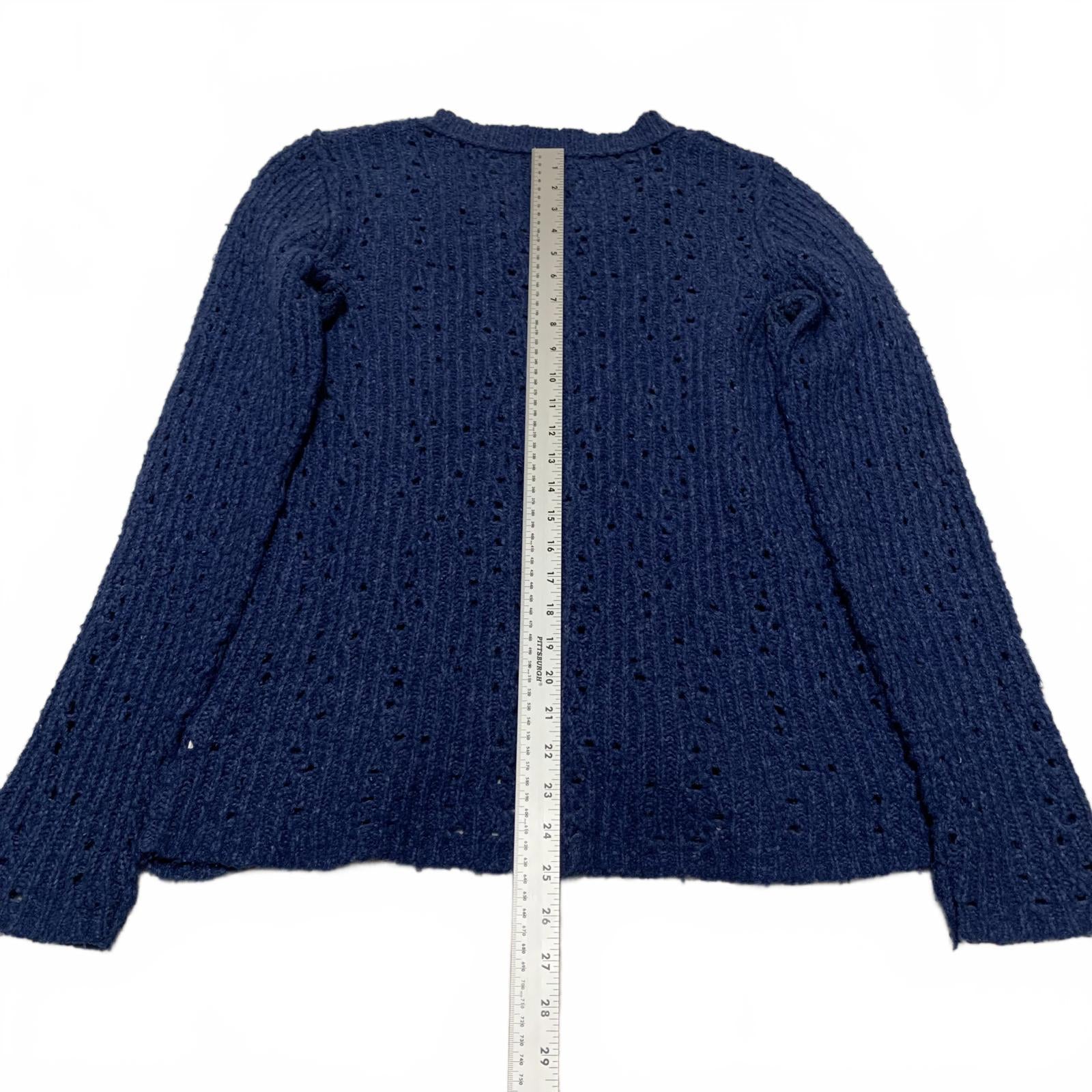 Suéter de punto de manga larga azul para mujer talla L de Free People