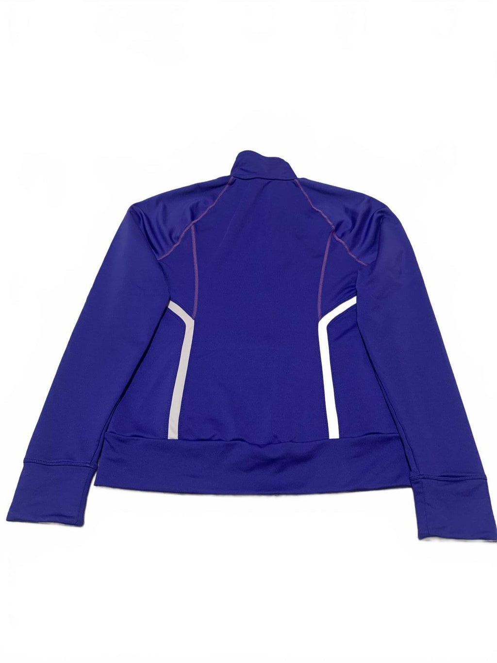 Chaqueta deportiva Nike con cremallera completa para mujer, color morado, talla pequeña