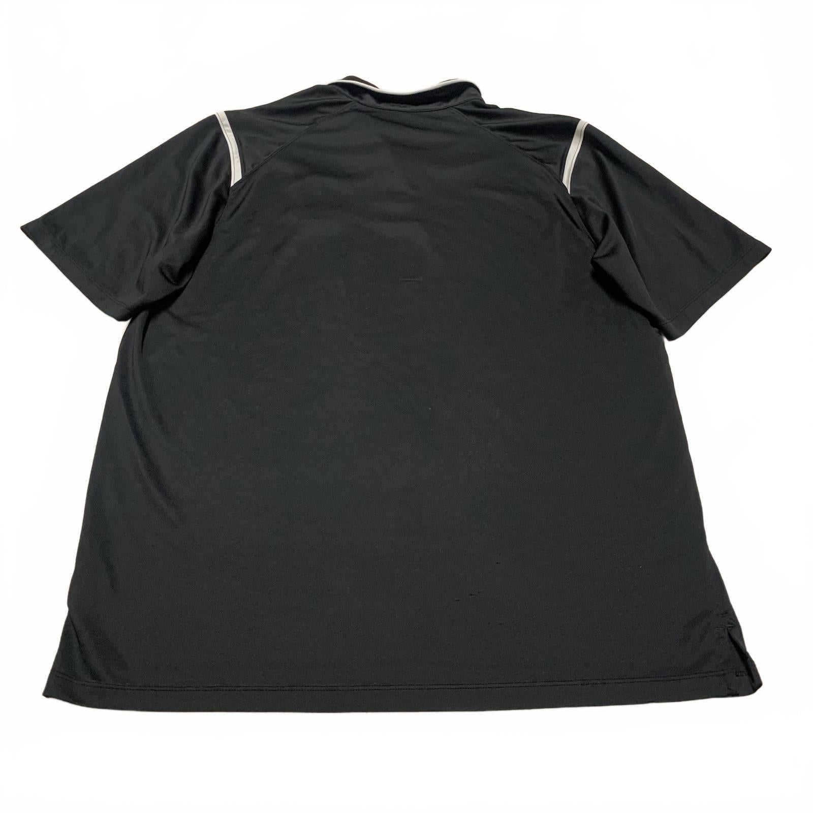 Polo de lacrosse Nike DRI-FIT para hombre, talla grande, color negro