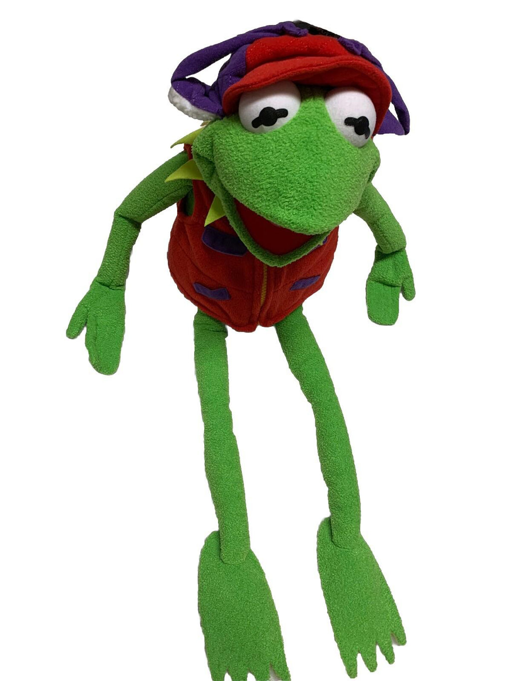 Peluche de rana fotógrafa de la Rana Gustavo de los Muppets de Macy's, 26 pulgadas, sin cámara