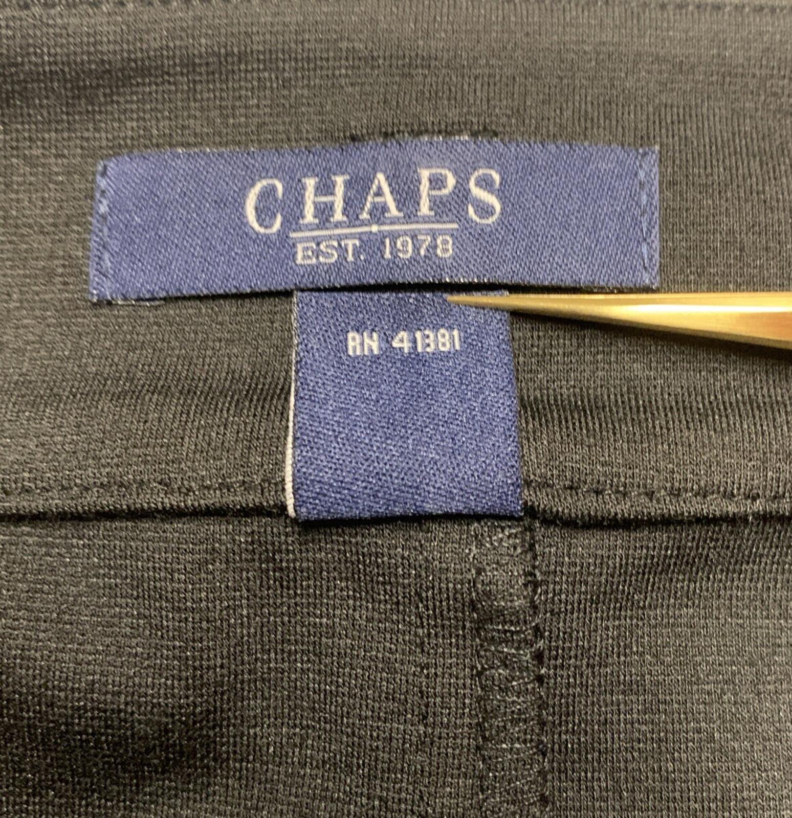 Falda tubo negra con trabillas para cinturón y cremallera lateral hasta la rodilla, talla 8, para mujer