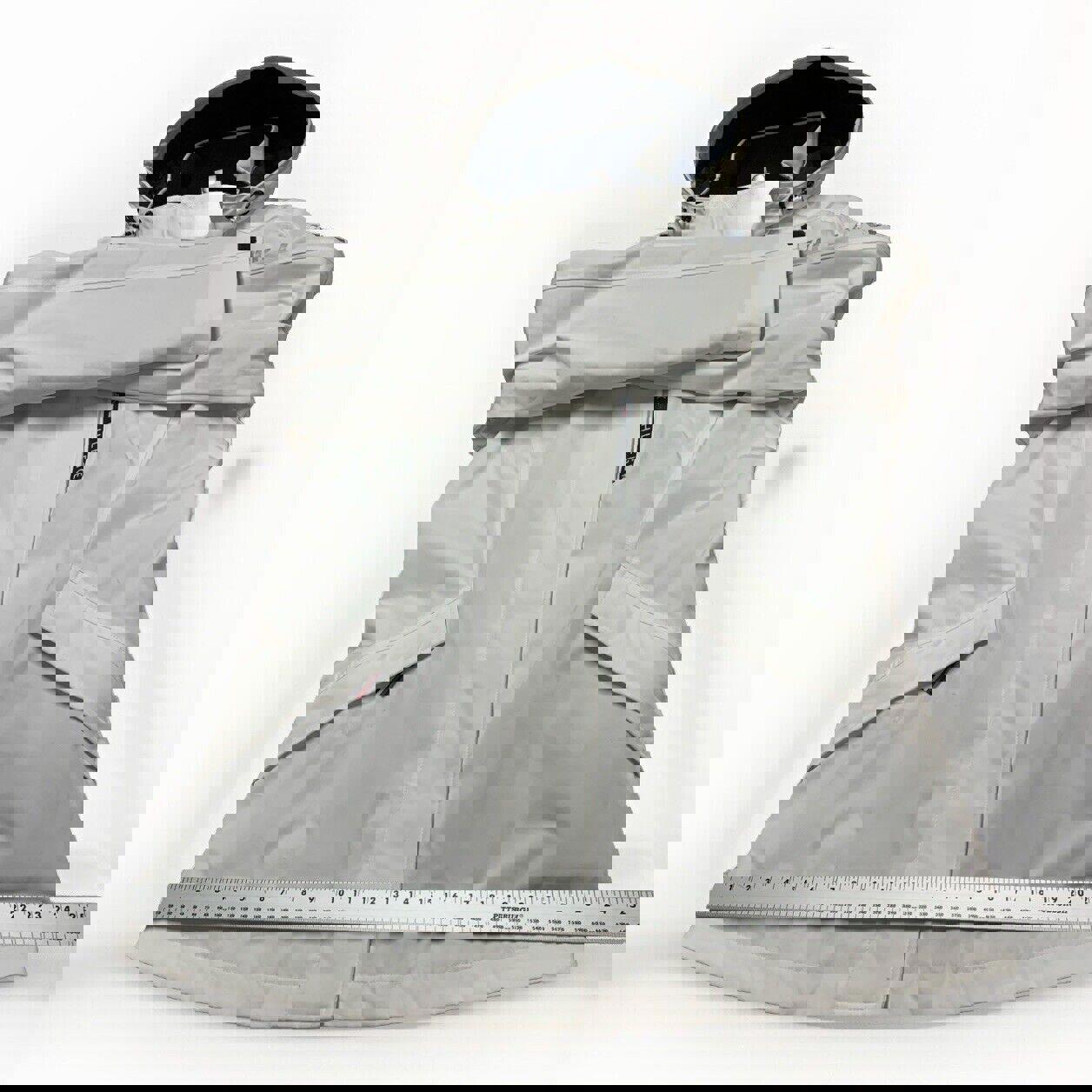 Chaqueta impermeable con capucha Tommy Hilfiger para mujer, color blanco, talla M