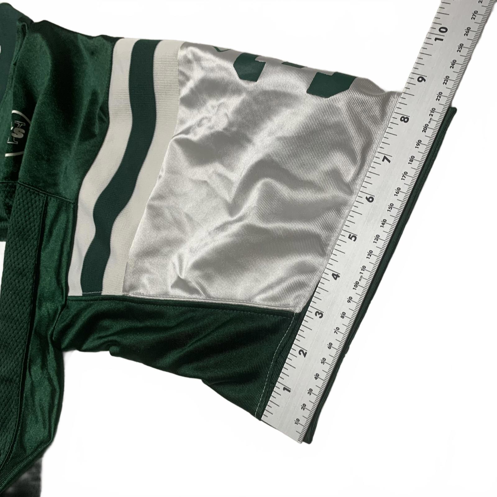 Camiseta de fútbol americano Reebok Esposito de los New York Jets, talla 39, verde, NFL, para uso en el campo, de VTG