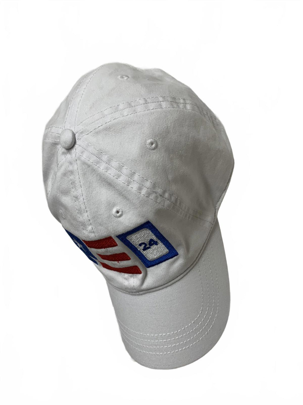 Gorra de béisbol unisex con bandera de Puerto Rico, color blanco, PEO 24