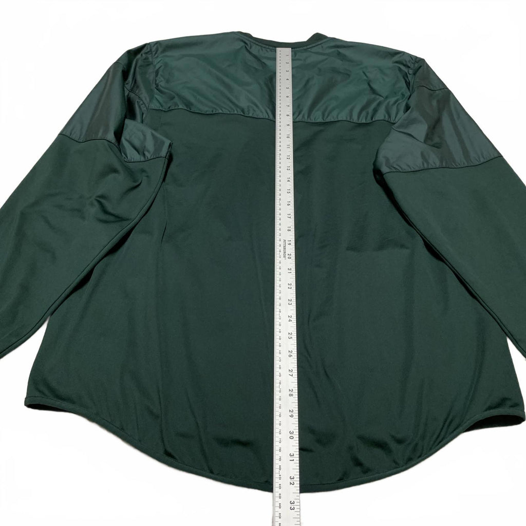 Chaqueta de fútbol Nike Dri-FIT para hombre, talla extragrande, verde, de los Michigan State Spartans