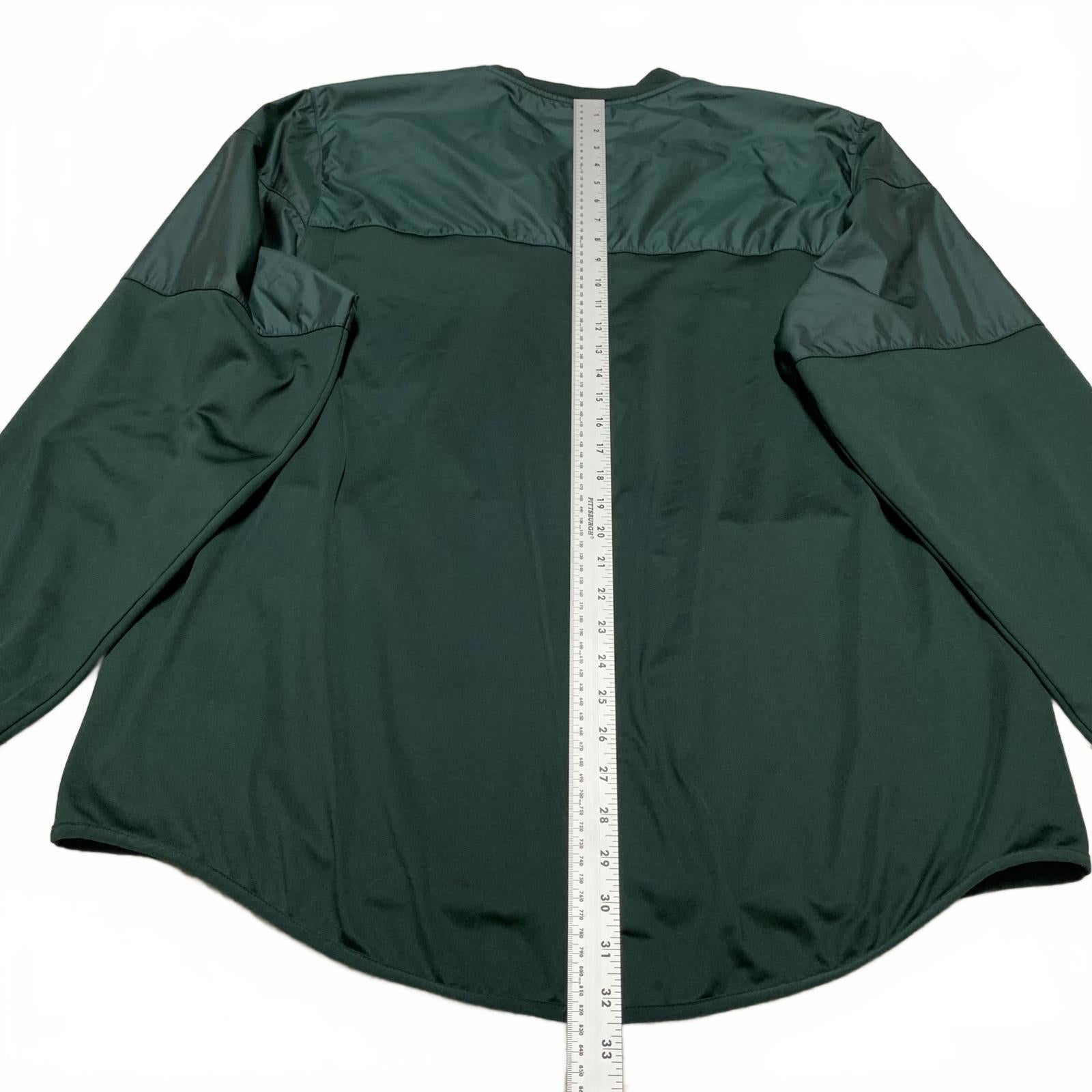 Chaqueta de fútbol Nike Dri-FIT para hombre, talla extragrande, verde, de los Michigan State Spartans