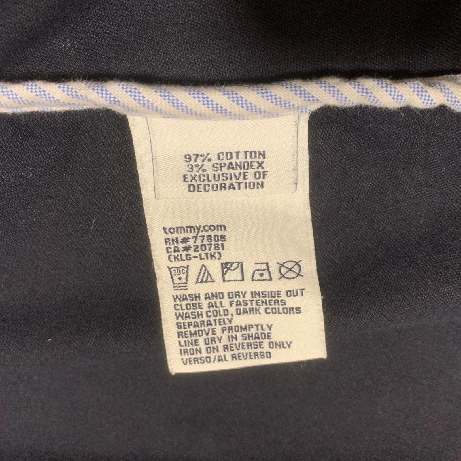 Blazer clásico de terciopelo negro Tommy Hilfiger para mujer, talla 12, chaqueta elegante