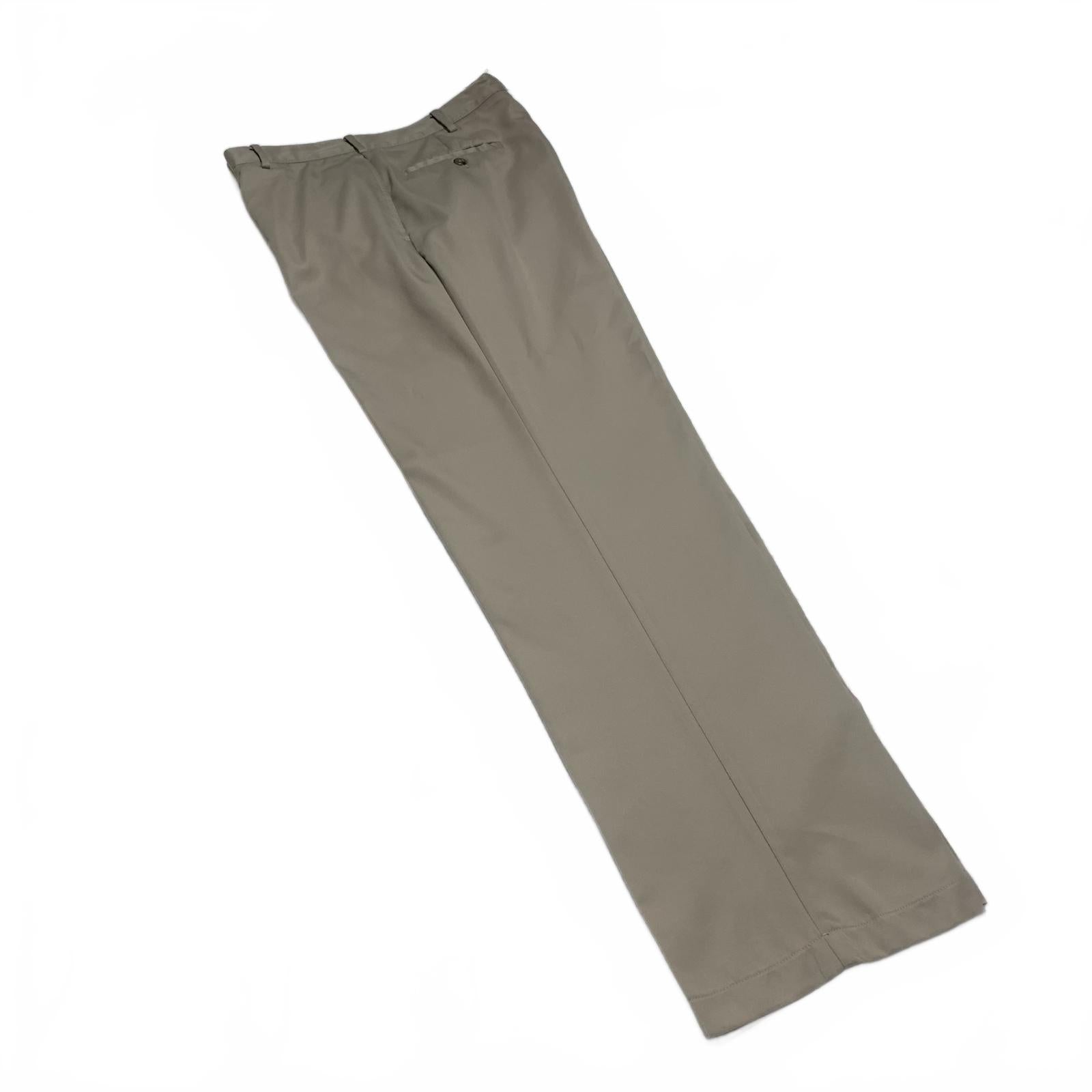 Pantalones anchos color caqui Tommy Hilfiger para hombre, talla 34x32