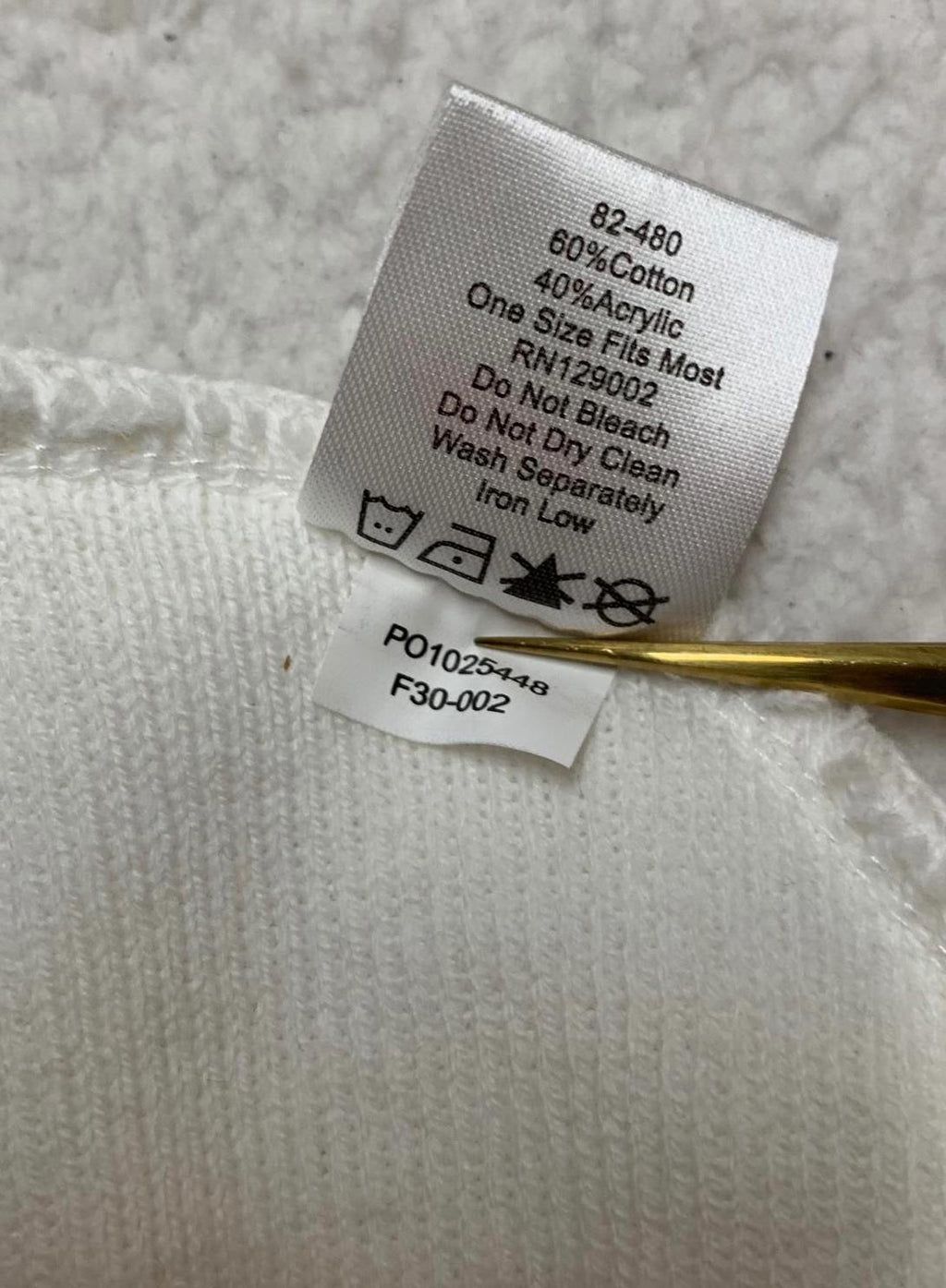 Gorro unisex blanco de talla única del Festival de Cine de Sundance 2022 de OTTO