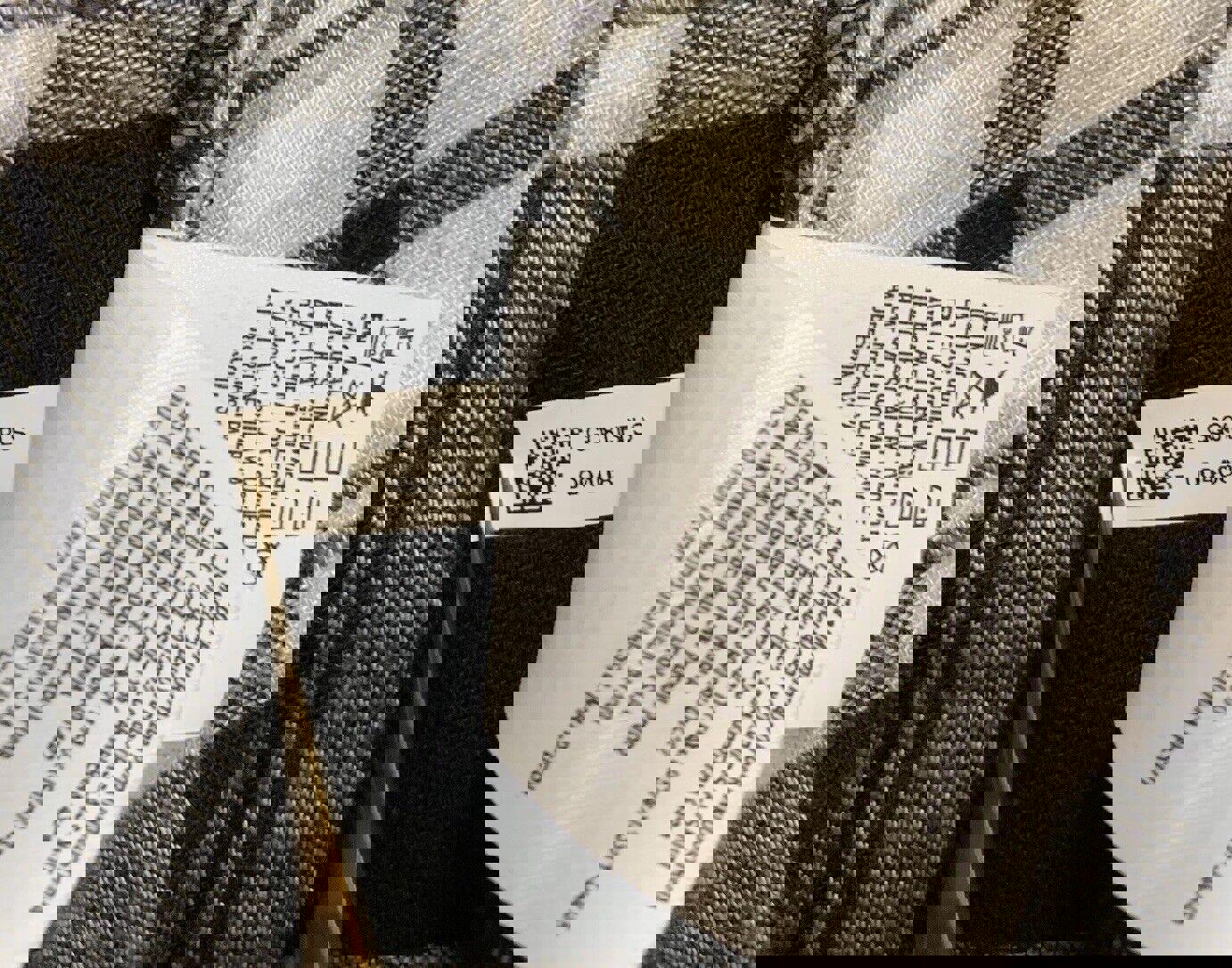 Túnica de franela a cuadros American Eagle, talla pequeña, negra, blanca, con pinzas, jegging, talla M