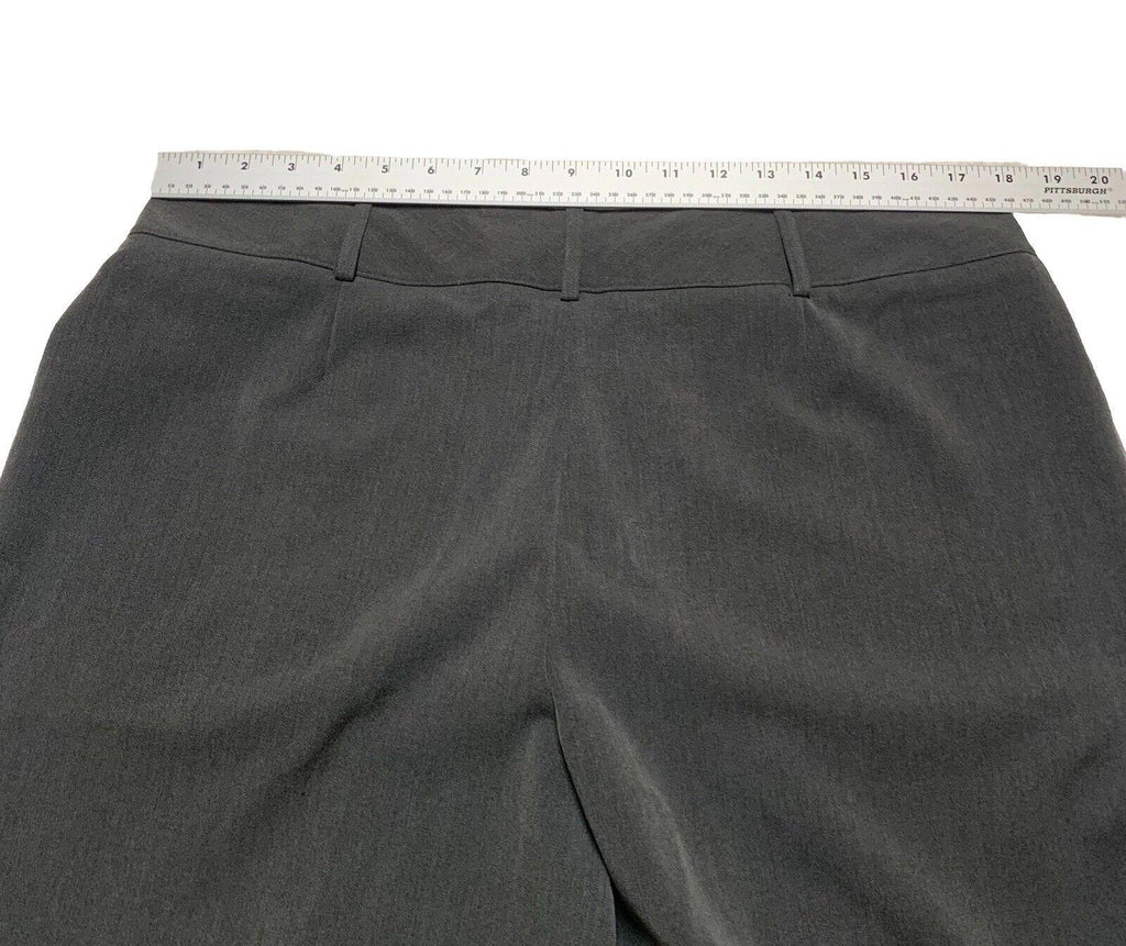 Pantalones Worthington de pierna ancha para mujer, talla 14, corte moderno, color gris