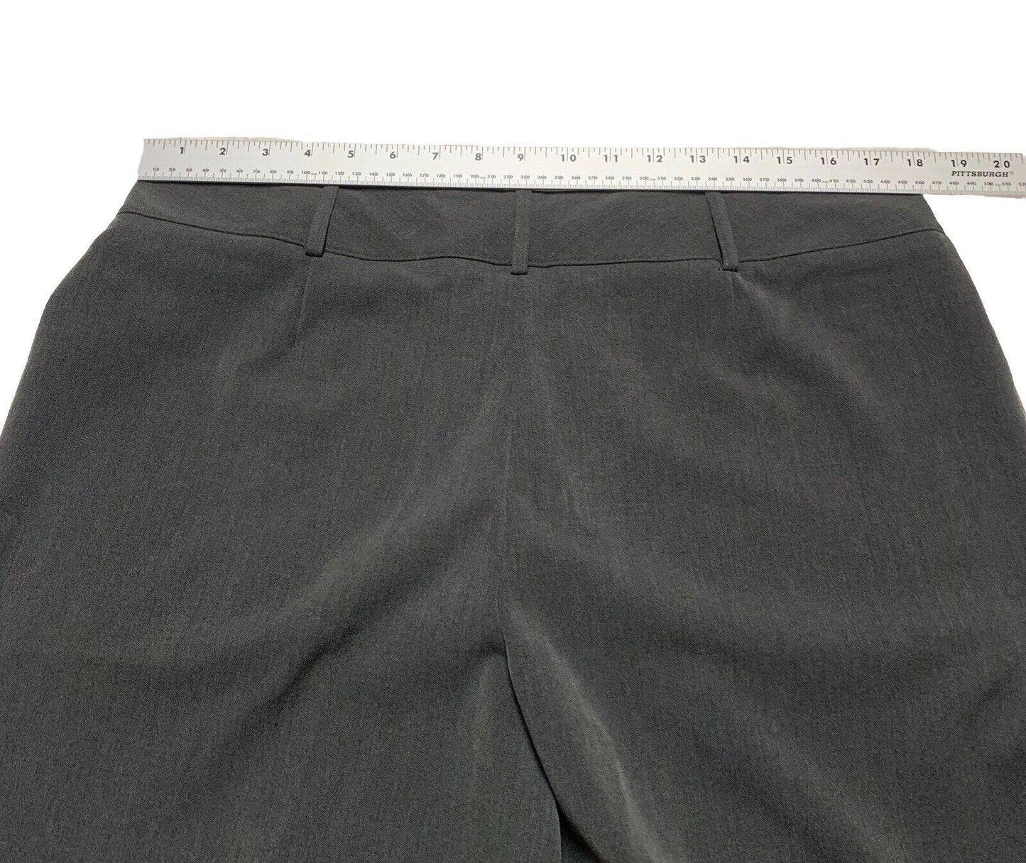 Worthington Women’s  Size 14 Wide Leg Pants  Modern Fit Slacks Trousers Gray