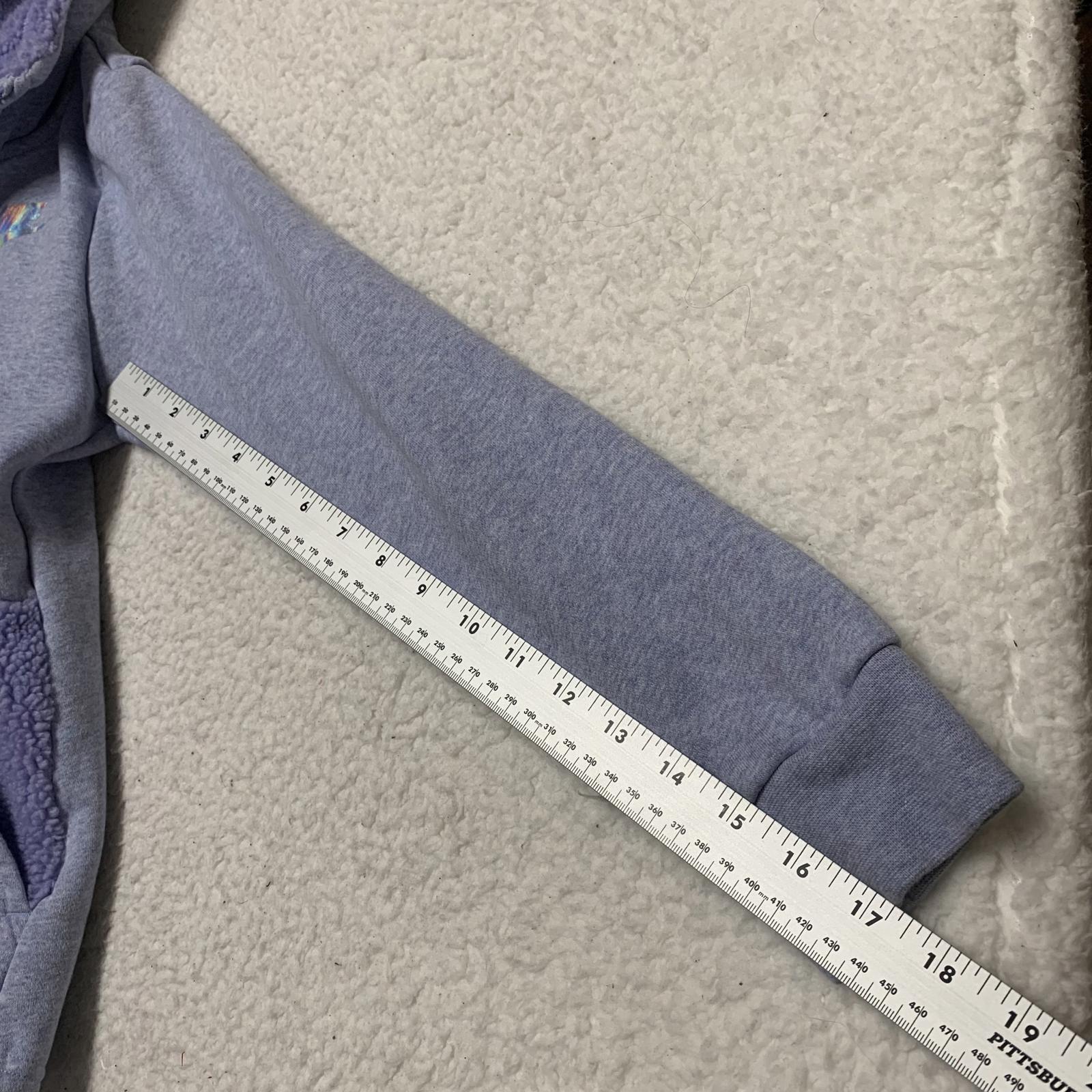 Sudadera con capucha y cremallera Nike para niña, color lavanda, talla grande