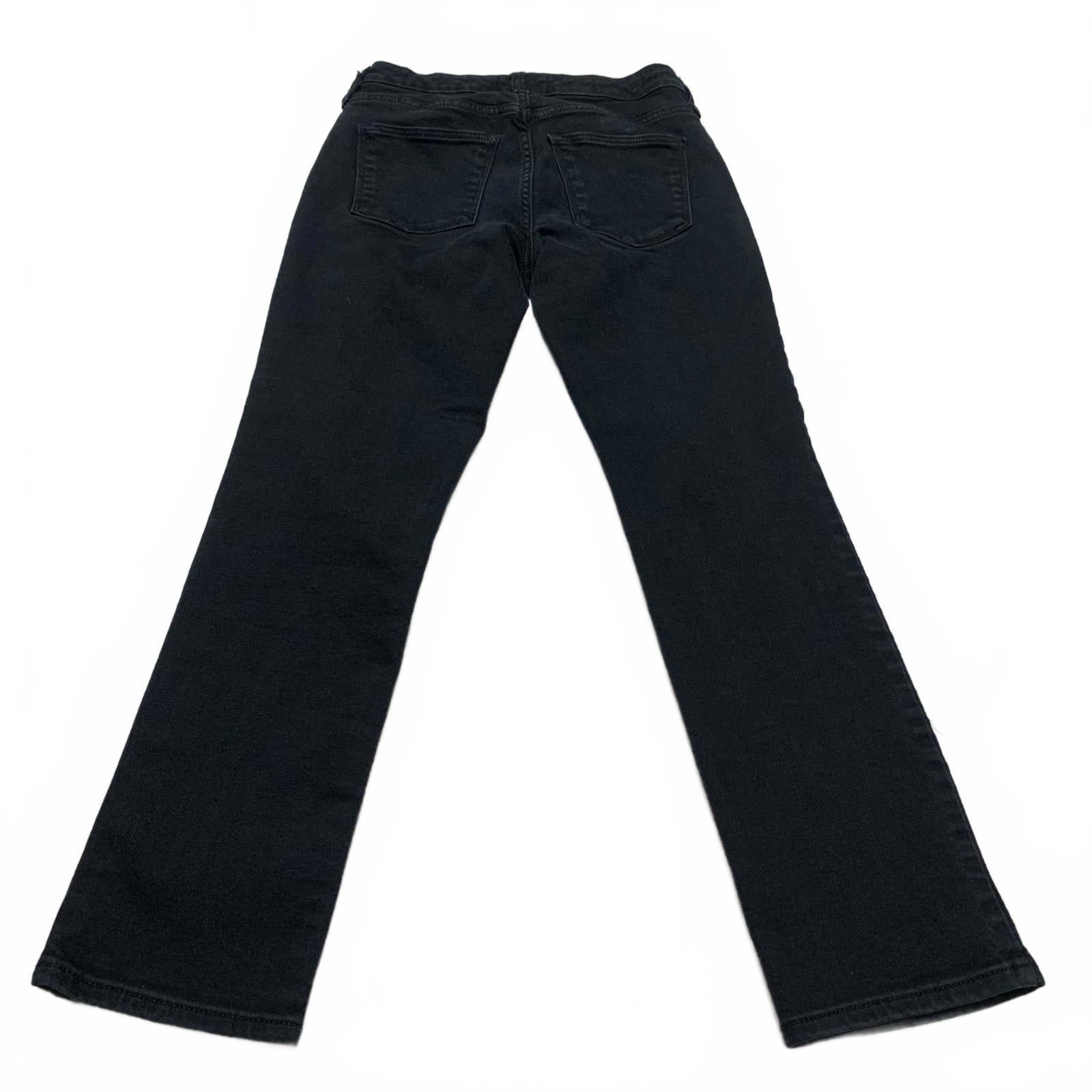 Vaqueros Universal Thread Goods Co. para mujer, talla 2/26R, negros, pierna recta, 26 x 26,25