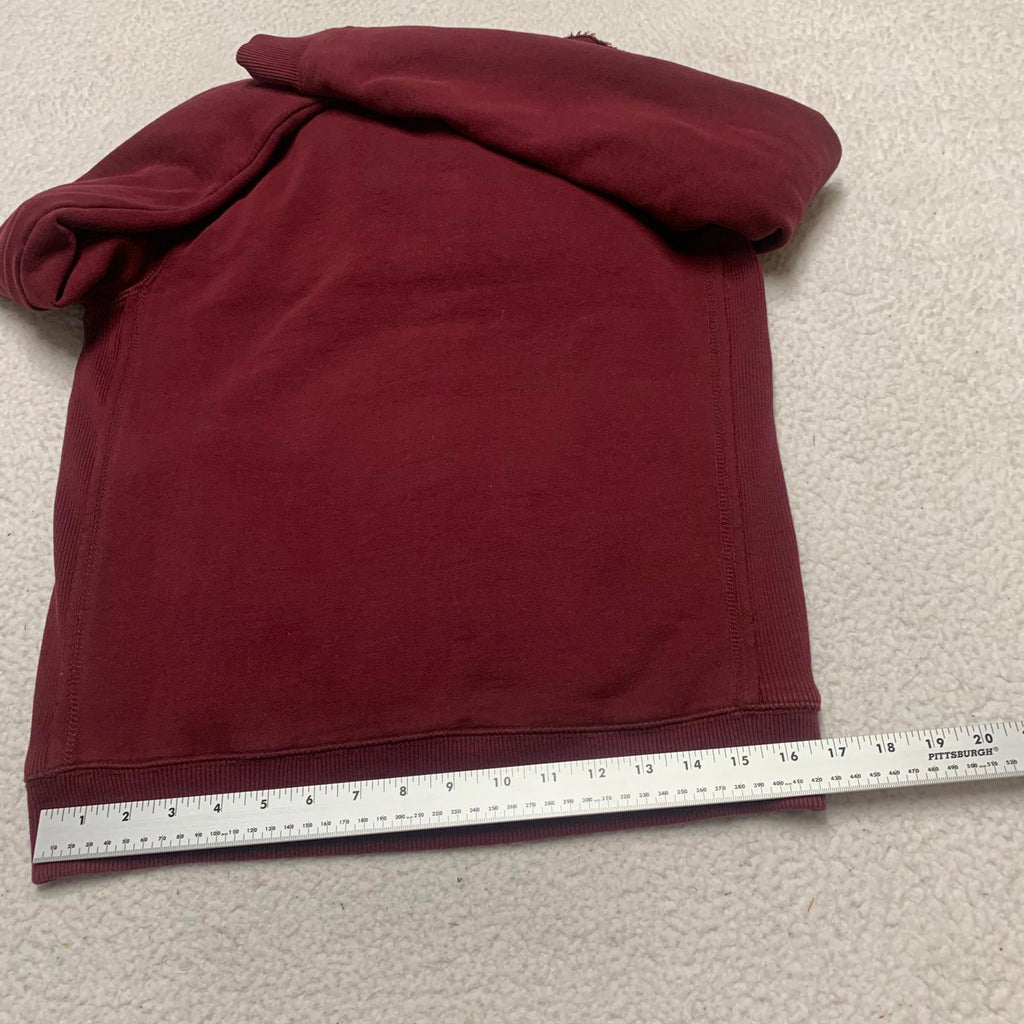 Sudadera con capucha y cremallera Bizzbee para mujer, color burdeos, talla L, con forro de sherpa