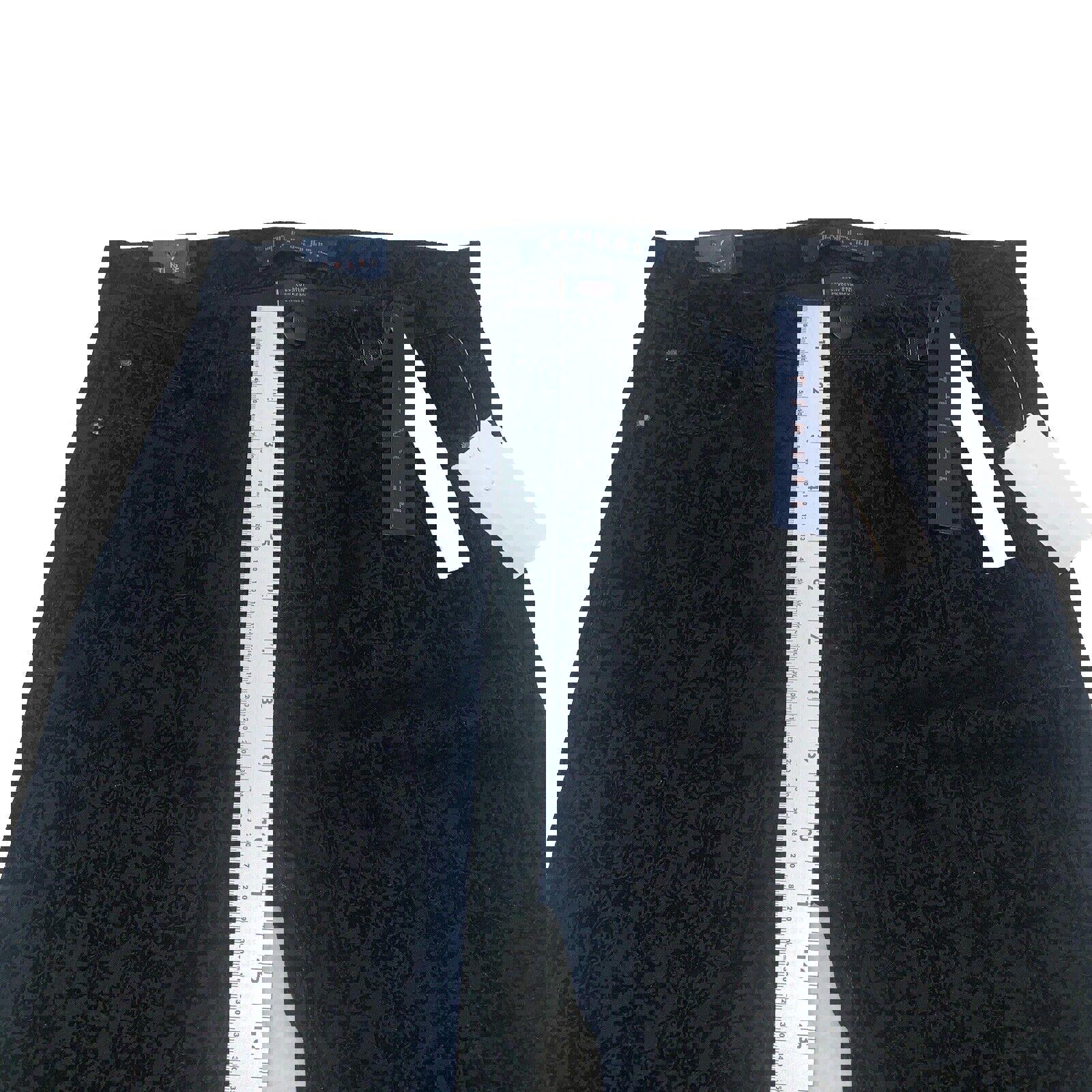 Pantalones vaqueros suaves ajustados de Lord &amp; Taylor Tinsel para mujer, talla 29, color negro