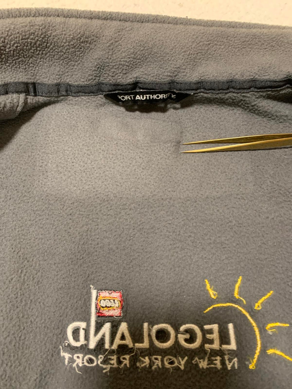 Port Authority Legoland California Resort Women's Size XS Gray Fleece Jacket