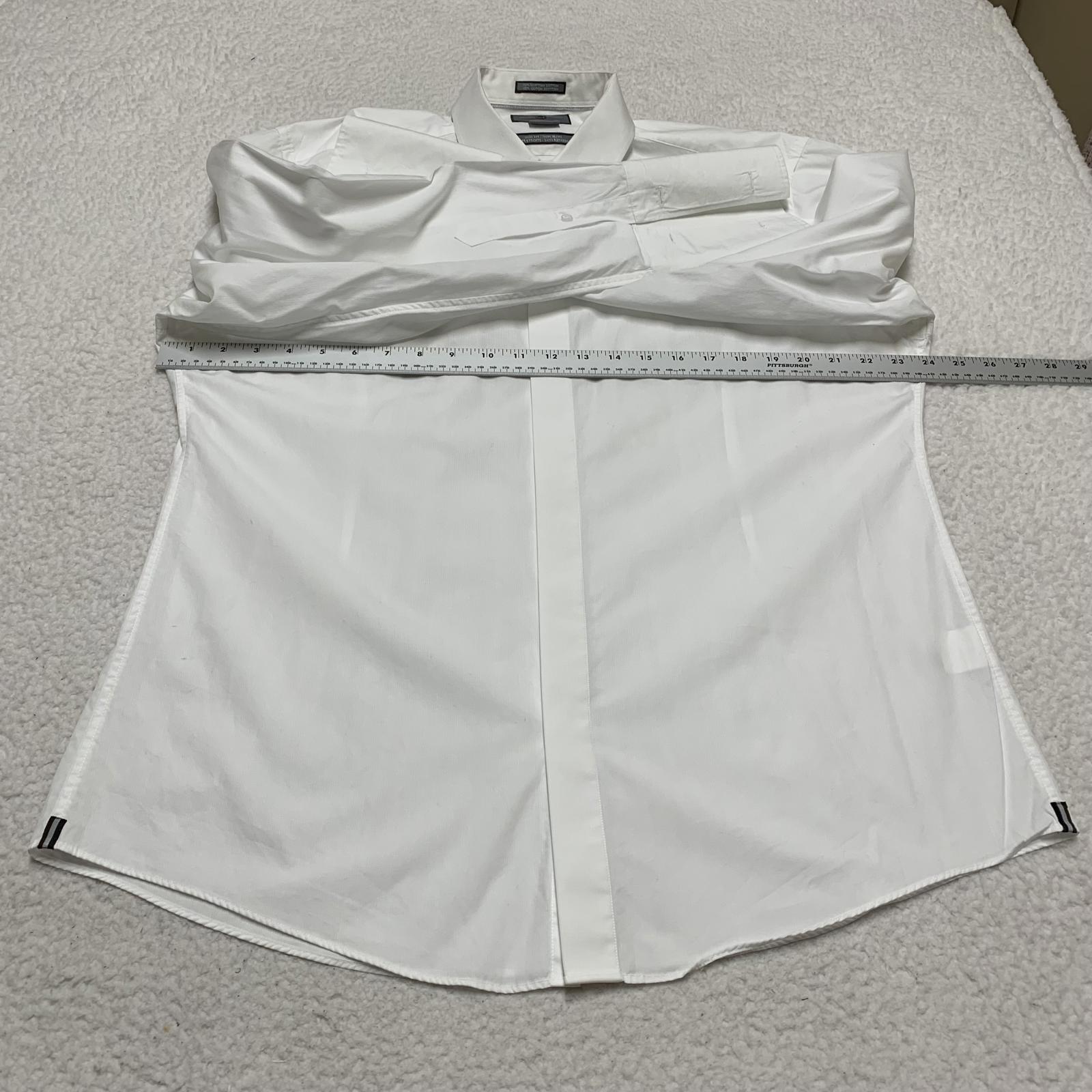 Camisa de vestir ajustada con botones para hombre, color negro y marrón, talla 17, 100 % algodón egipcio, 1826