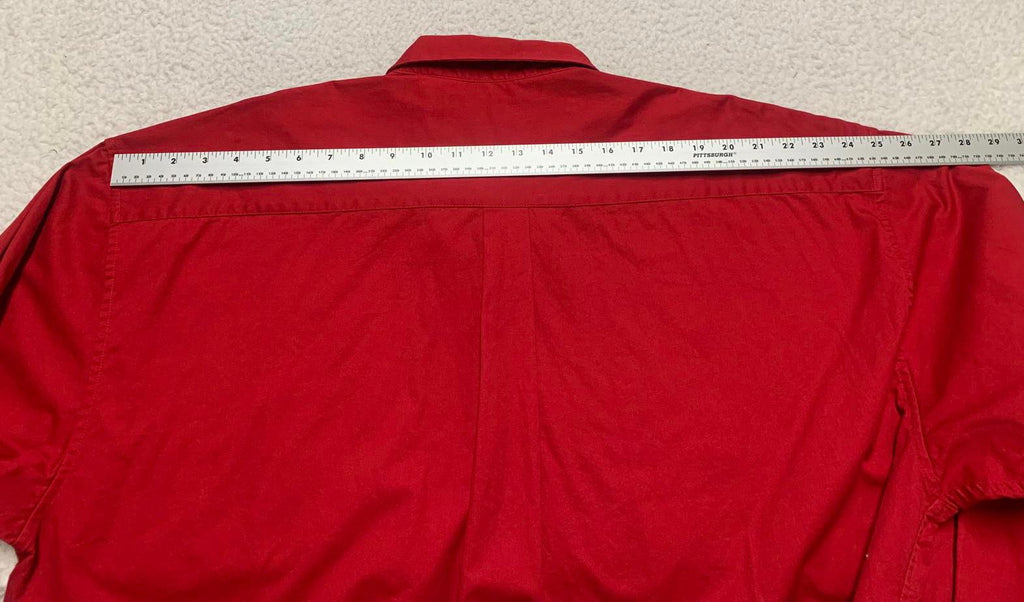 Camisa Munsingwear para hombre, con botones rojos, resistente a las arrugas, talla 3X