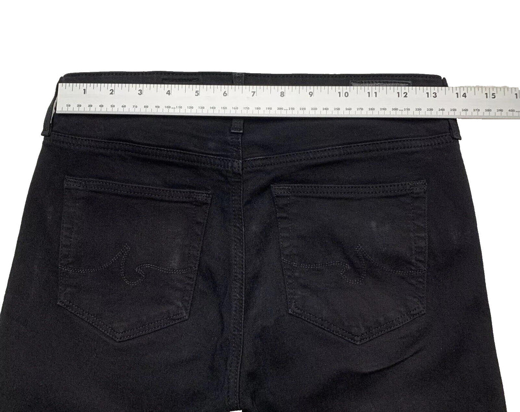 Vaqueros pitillo elásticos negros 25R The Prima Crop de Adriano Goldschmied para mujer