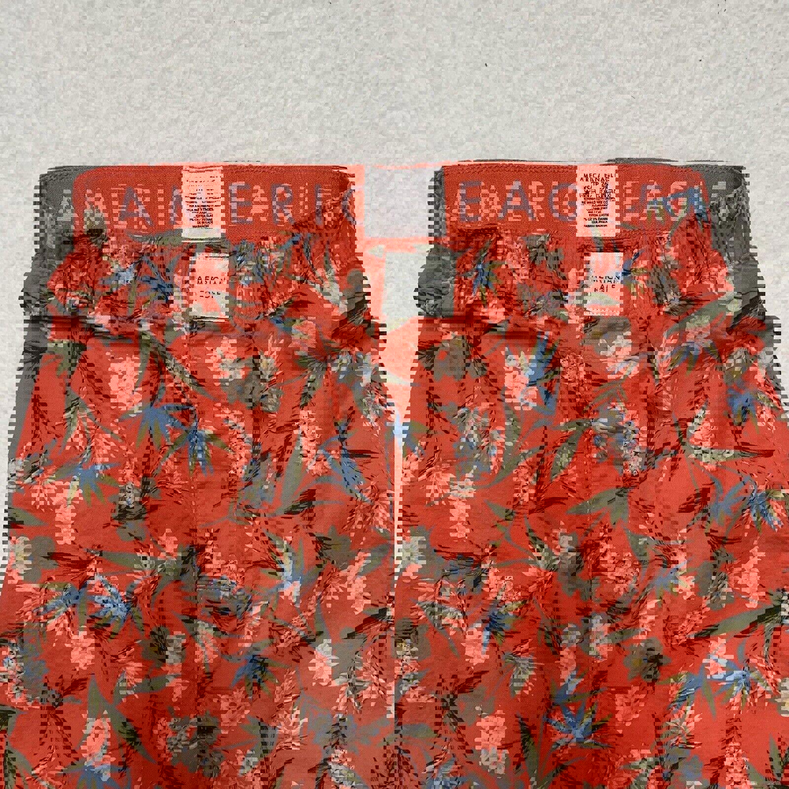 Calzoncillos bóxer American Eagle elásticos con estampado floral, talla XS 26-28