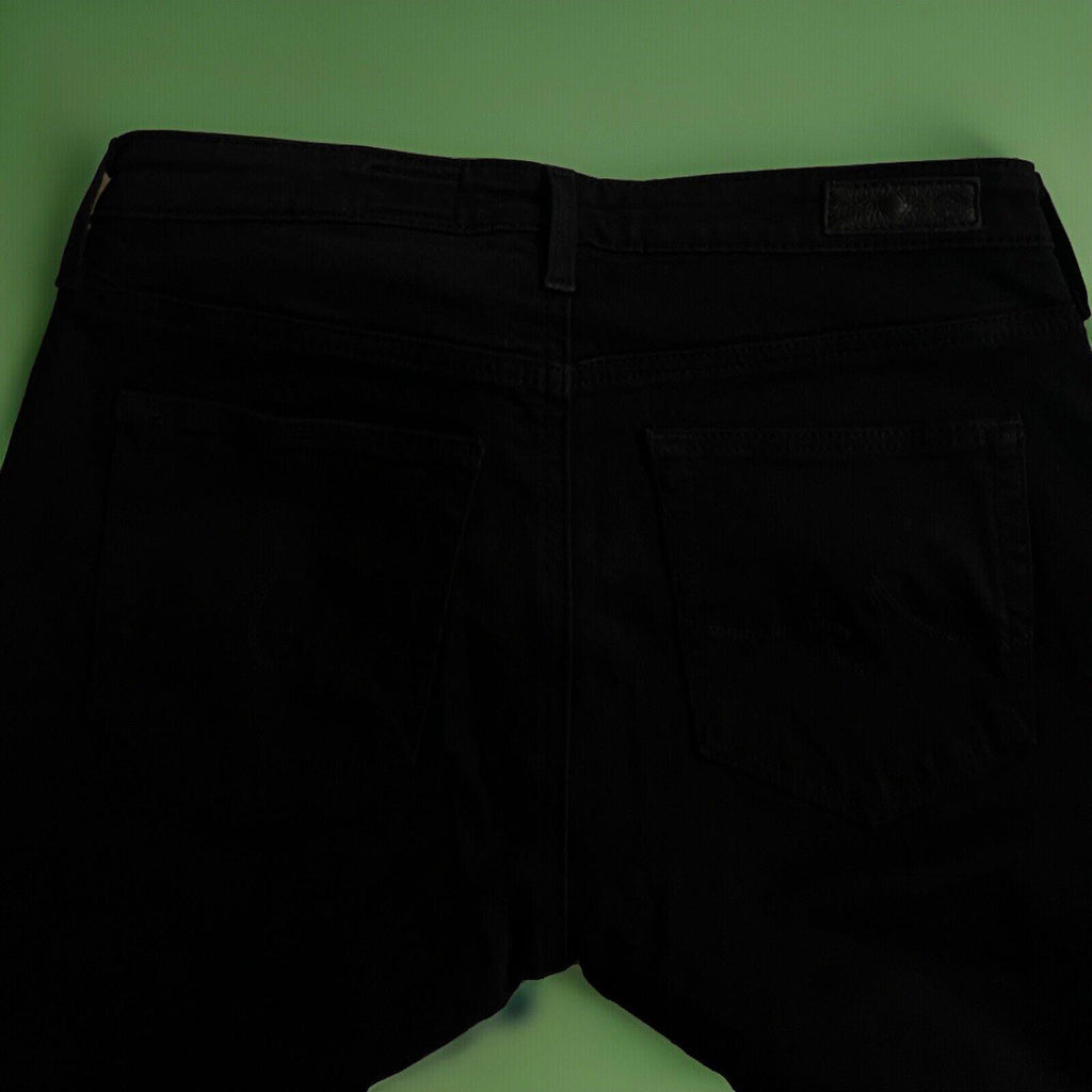 Vaqueros pitillo elásticos negros 25R The Prima Crop de Adriano Goldschmied para mujer