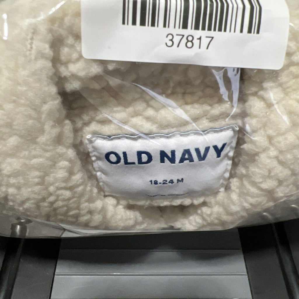 Abrigo Sherpa de ante sintético camello para bebé de Old Navy, talla 18-24 M
