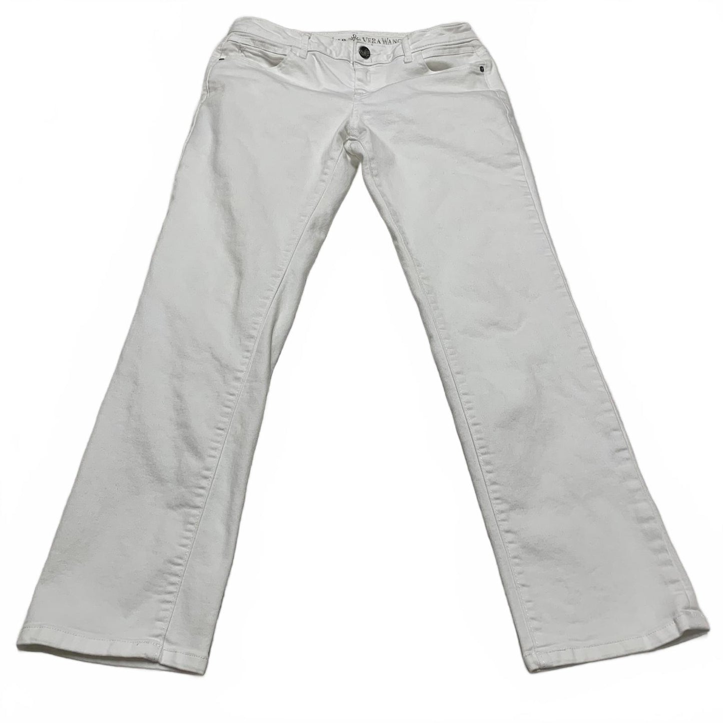 Simply Vera Vera Wang Womens Size 4 White Capri Pants