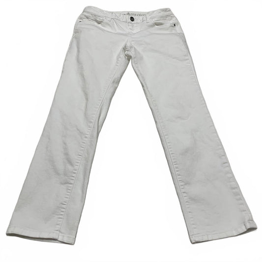 Simply Vera Vera Wang Womens Size 4 White Capri Pants